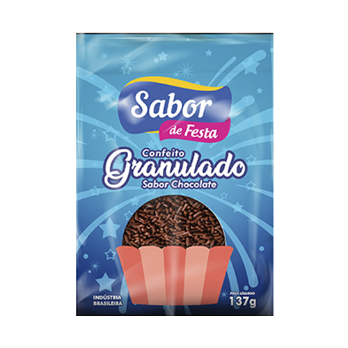 imagem de GRANULADO CHOCOLATE SABOR 137GR CROCANTE