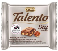 imagem de CHOCOLATE GAROTO TALENTO M.DIET 25G AVELAS